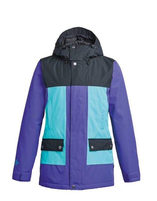 Airblaster Sassy Beast Jacket Purple Turquoise 2020